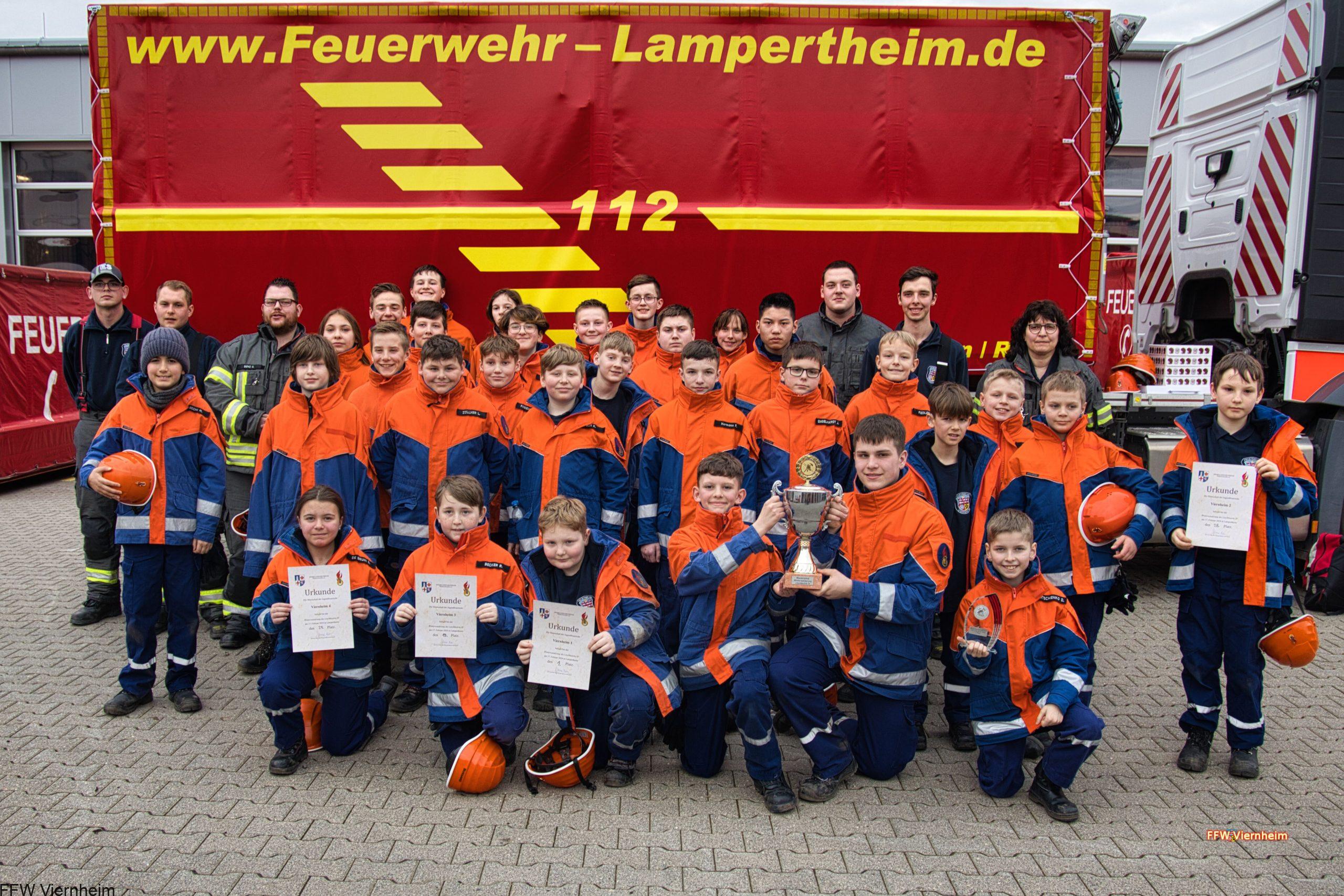 Jugendfeuerwehr siegt bei Winterwanderung | FFW Viernheim Jugendfeuerwehr siegt bei Winterwanderung | FFW Viernheim